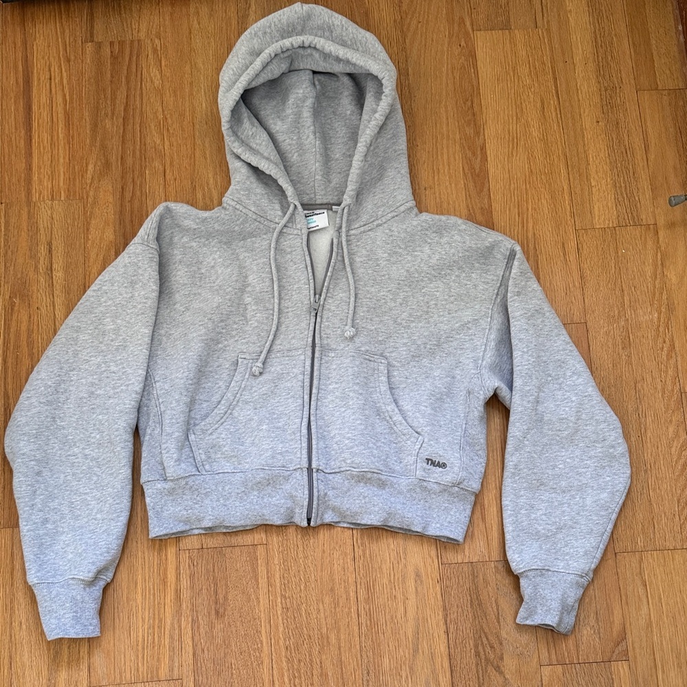 Cozy Sweatfleece Boyfriend Boxy Zip Hoodie - Picture 4 of 12